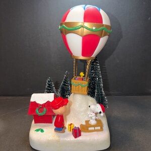 Kurt Adler Peanuts Animated Musical Hot Air Balloon Christmas Works Video
